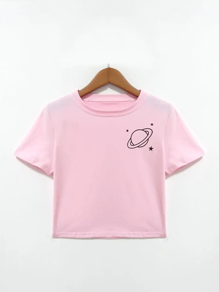 Футболка женская облегающая с коротким рукавом в Корейском стиле|t shirt women|short t