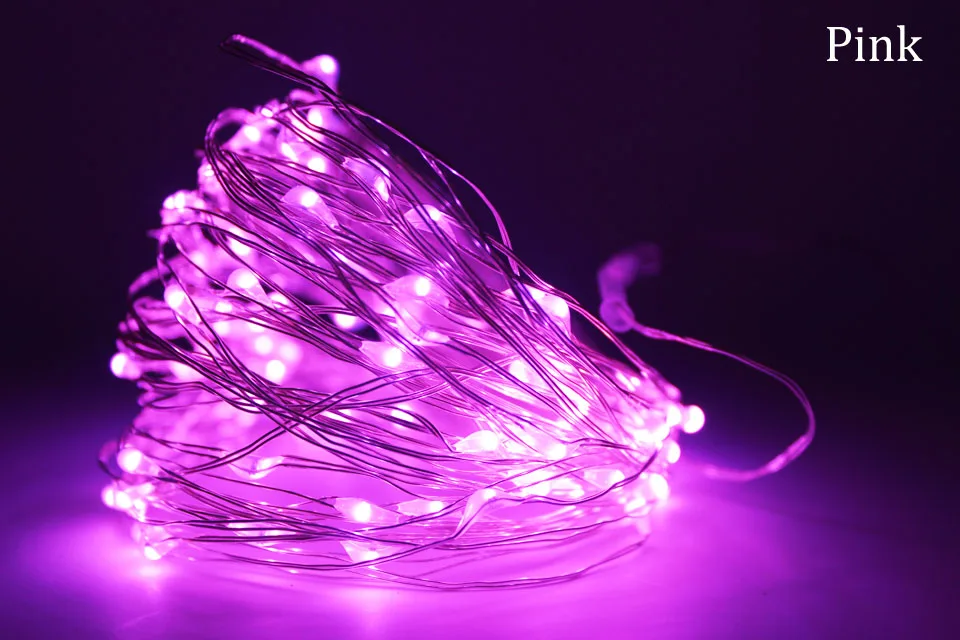 Светодиодный свет шнура 10 м 100 светодиодный s Rgb Гирлянда для создания сказочной атмосферы на открытом воздухе лампа водонепроницаемый наружный Декор свет Рождественские огни