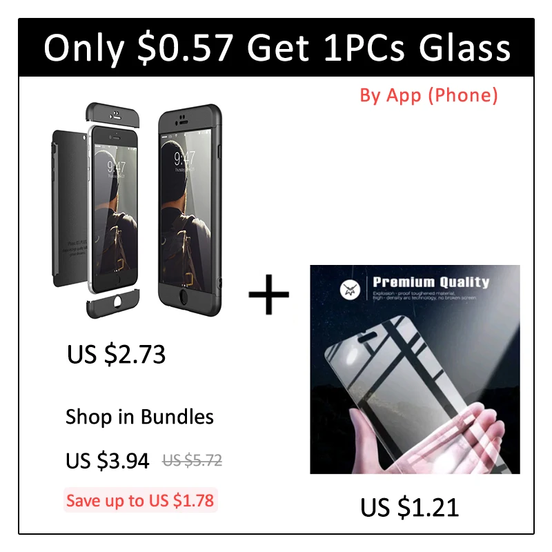 

Luxury Hard PC Case For iPhone 8 7 6 6s plus X Xs Ma Case 5 5s Se 360 Bumper Shockproof Case for iPhone XR Cases Cover Protect