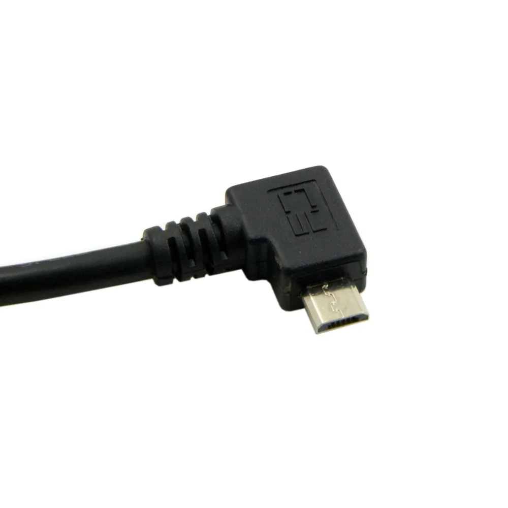 

100cm Left Angled 90 Degree Micro USB Male USB Data Charge Cable for i9100 i9220 i9250