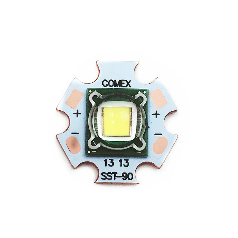 1 шт. Luminus SST-90 светодиодный излучатель до 4000лм белый 6000-6500 к модуль PCB 20 мм медь