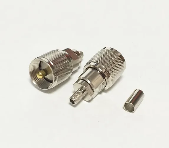10 шт. TNC Штекерный разъем для RG58 RG142 LMR195 RG400 коаксиальный кабель TNC-Штекерный