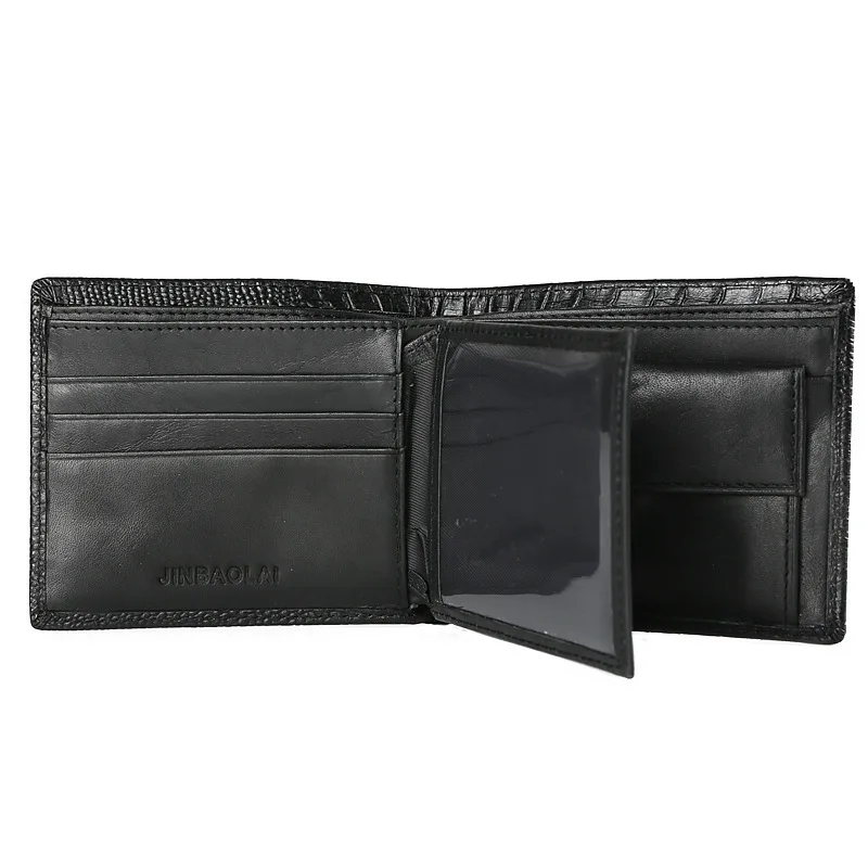 JINBAOLAI мужские кошельки ретро дизайн натуральная кожа Аллигатор голова зерна 3