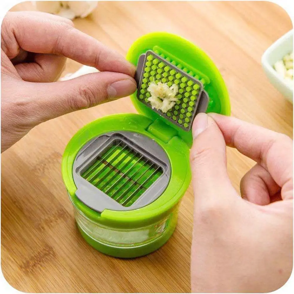 KitchenTools практичный измельчитель чеснока пластиковый пресс из нержавеющей стали многофункциональная машина