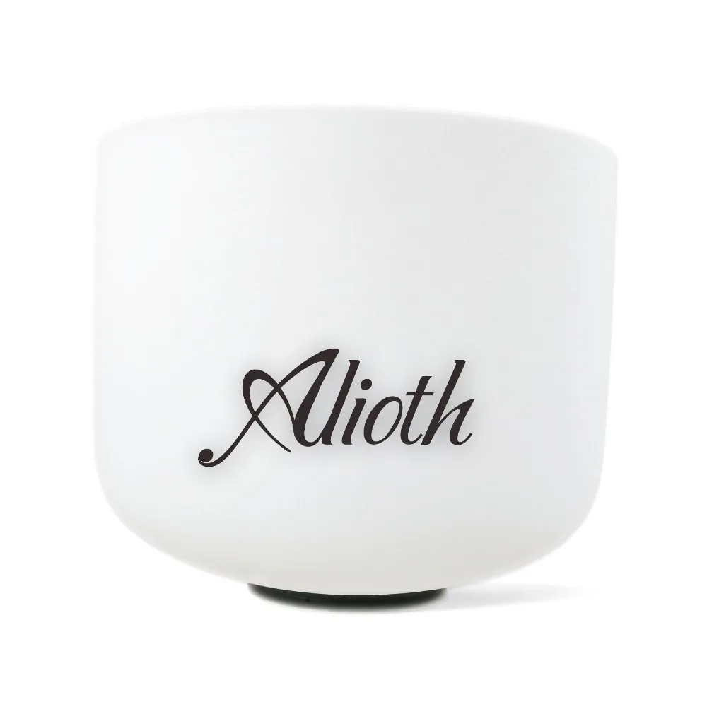

8 Inch 432Hz/Perfect Pitch Frosted Crystal Singing Bowl G Note for Throat Chakra Use in Yoga/Meditation/Sound Therapy