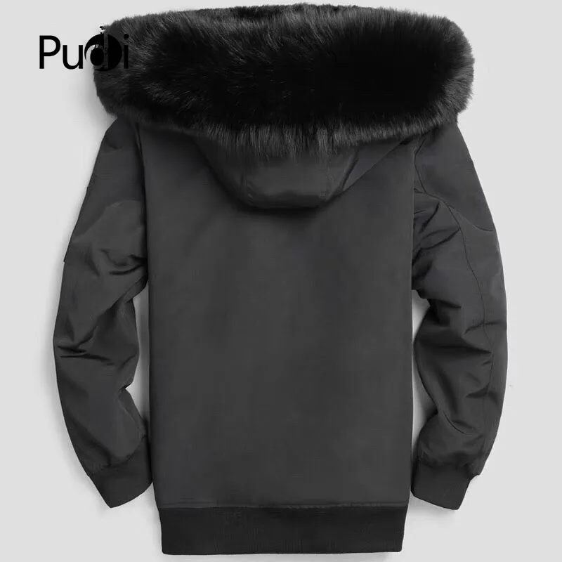 PUDI MT8110 2018 Мужская Новая Модная хлопковая куртка настоящая подкладка из