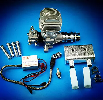 Новый бензиновый двигатель DLE DLE35RA задний выхлоп 35 куб. См для модели самолета RC с