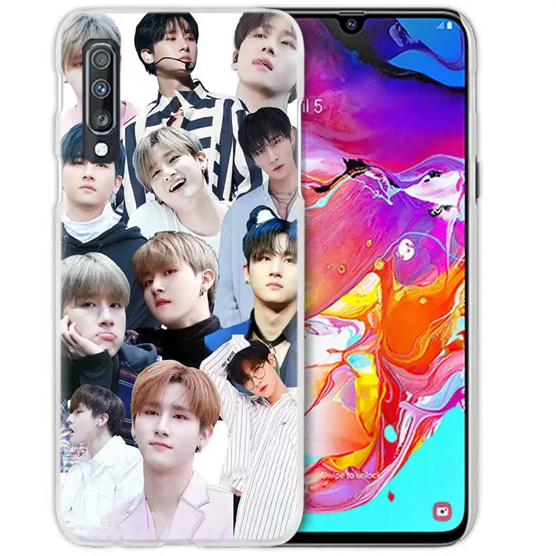 06 Монста х KPOP мальчик группа чехол для samsung Galaxy M40 A50 A80 A70 A60 A40 A30 A20e A10 J4 J6 плюс J8 S10e жесткий чехол из ПК для телефона - Цвет: 06