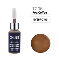 chuse fog coffee t206 permanent makeup ink eyeliner tattoo ink set eyebrow microblading pigment professional 12ml 0 4oz
