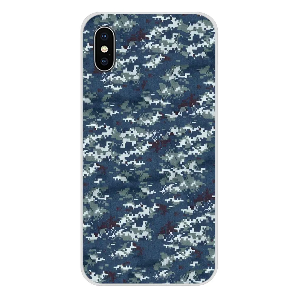 Аксессуары чехлы для телефонов камуфляжные Чехлы Apple iPhone X XR XS MAX 4 4S 5 5S 5C SE 6 6S 7 8 Plus