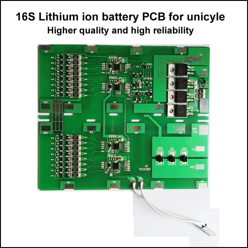 16S 60V или 67 2 V Одноколесный литий ионный аккумулятор BMS Защитная печатная плата для