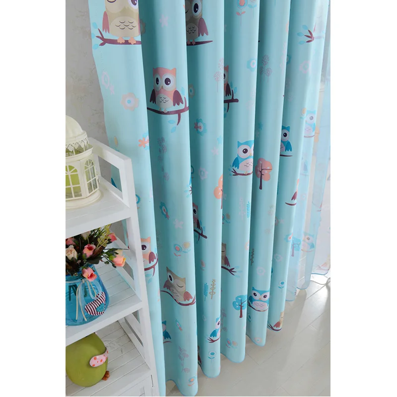 2017 затемненные жалюзи с рисунком совы затемняющие окна занавески для детей