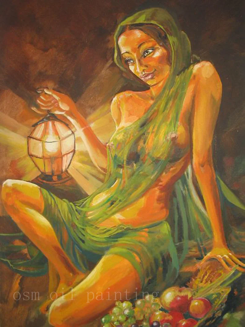 Топ мастерство ручной работы индийский портрет картина маслом на холсте 100%