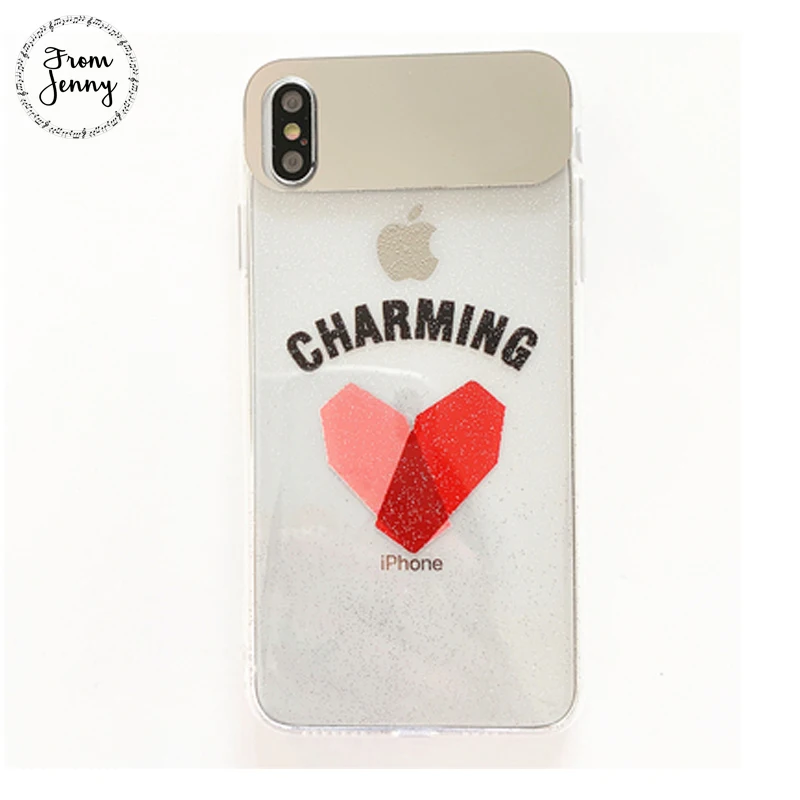 Простой чехол для телефона с английскими буквами от Jenny iPhone x xr xs max 6 6s 7 8 Plus Love Makeup