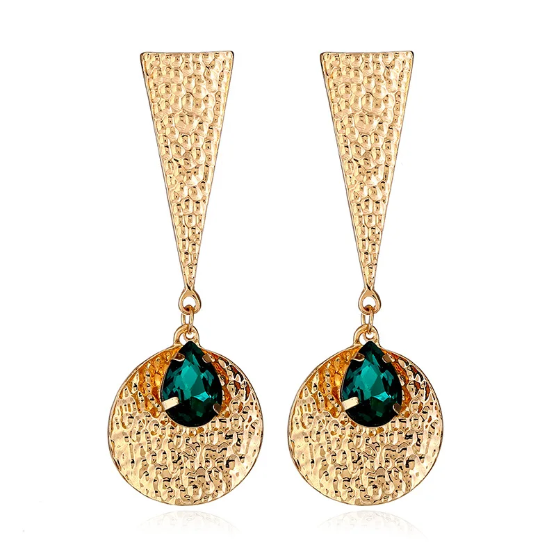 2018 кованые металлические серьги в стиле панк для женщин модные золотые ушей с