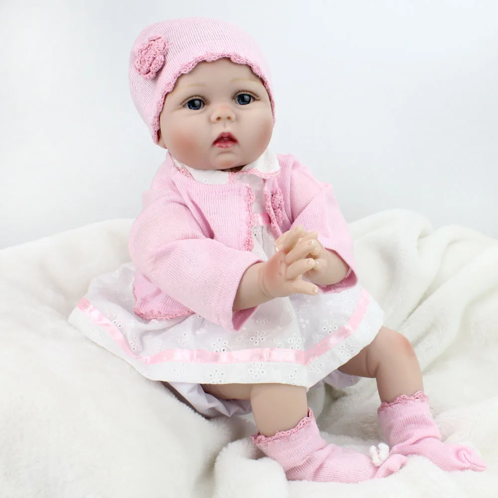 NPKDOLL 22 &quot55 см Реалистичные куклы реборн Мягкие Силиконовые Винил Reborn Baby Куклы Для