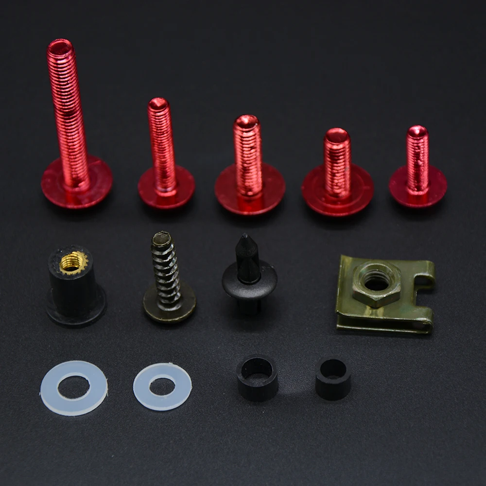 1 комплект универсальные болты для обтекателя лобового стекла мотоцикла гайки
