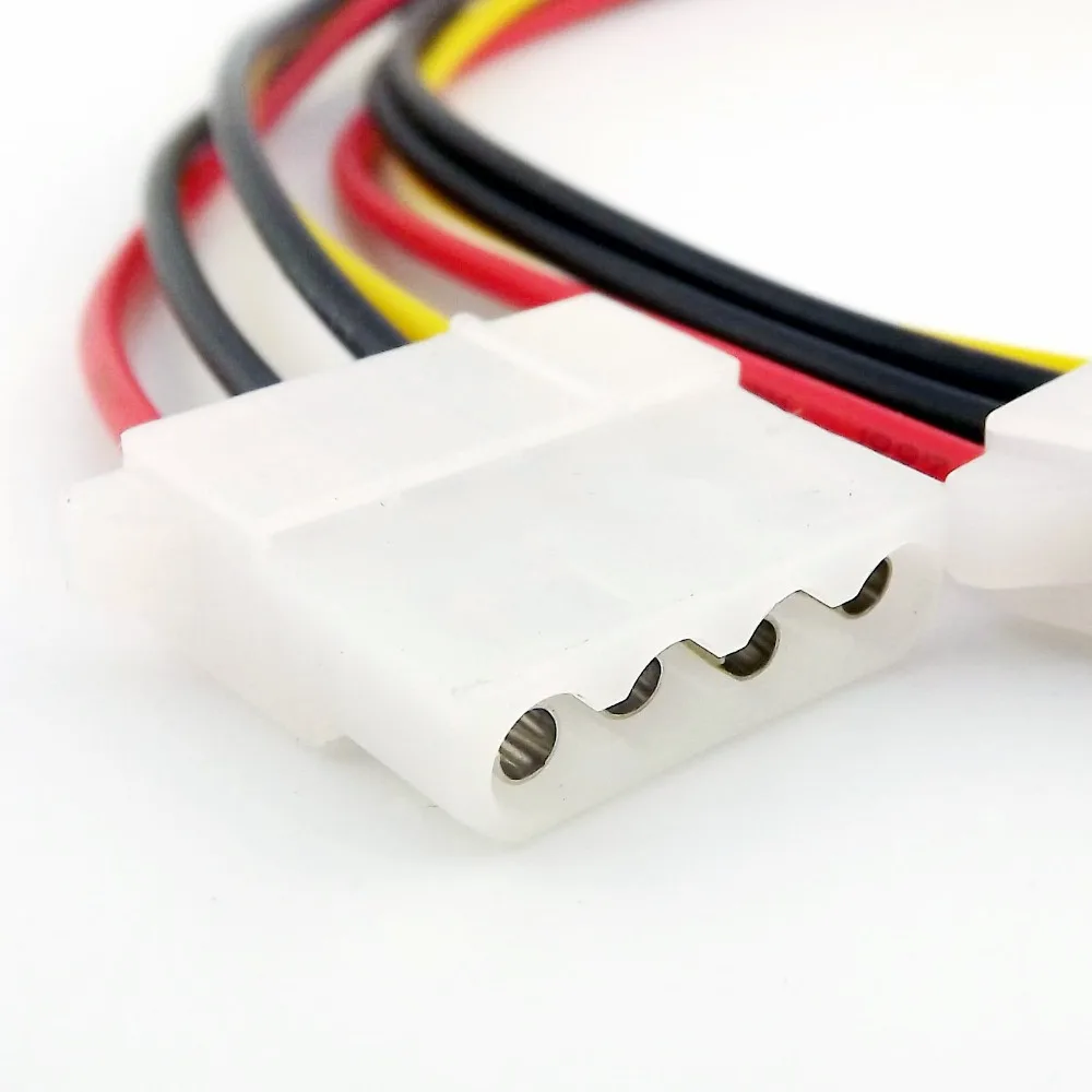 20x IDE 4 Pin Molex Male Power to 2x Female Y Splitter Удлинительный адаптер Соединительный кабель 20
