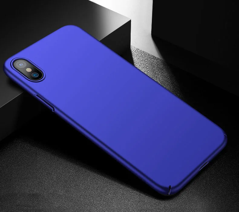 Ультратонкий дышащий жесткий чехол с эффектом потертости для iPhone 11 Pro X XR XS MAX Противоударная матовая Защитная крышка для iPhone 7 8 6 6s Plus