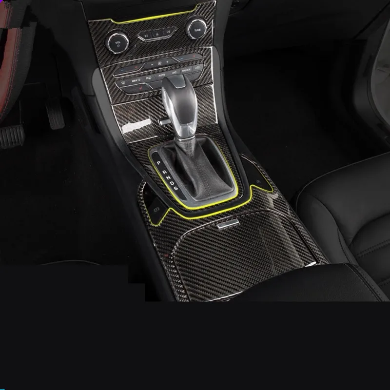 Углеродное волокно Шестерни переключения чашки для хранения CD-навигация двери