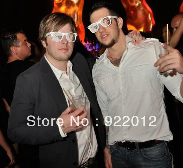 Hot sell Stickers Glasses wedding party gift Party sunglasses logo on lens Custom LOGO printing o | Тематическая одежда и