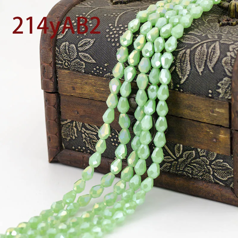 68 шт. китайские высококачественные граненые стеклянные кварцевые бусины класса