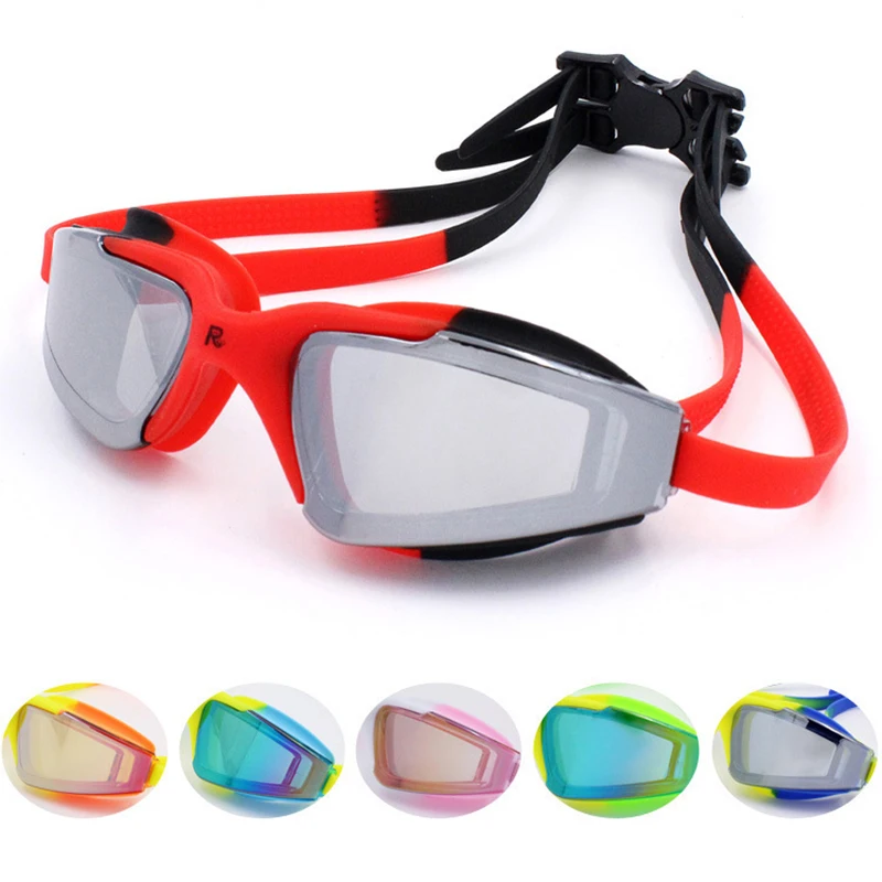 Super Anti-fog Swimming goggles HD Swim Glasses for swimming Beach professional Silicone Eyewear glasses Adult men | Спорт и