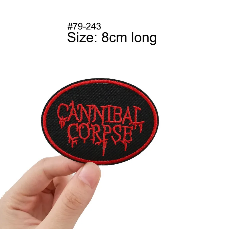 ACDC DREAM THEATER Cannibal Corpse "UFO" Группа DREAM THEATER STAX A вышитая Музыкальная Группа Логотип Железо на патч - Цвет: Никелевый