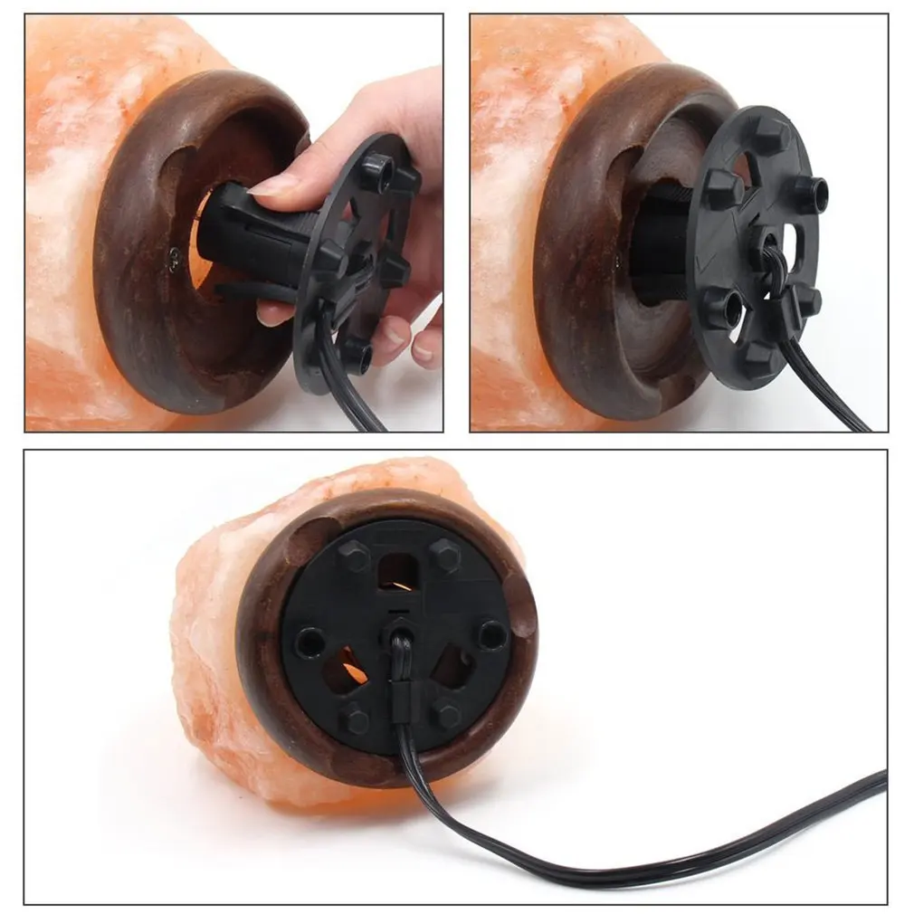 Солевая лампа 6 футов оригинальный сменный шнур с диммером и 7 Вт E12 розетка 110 В