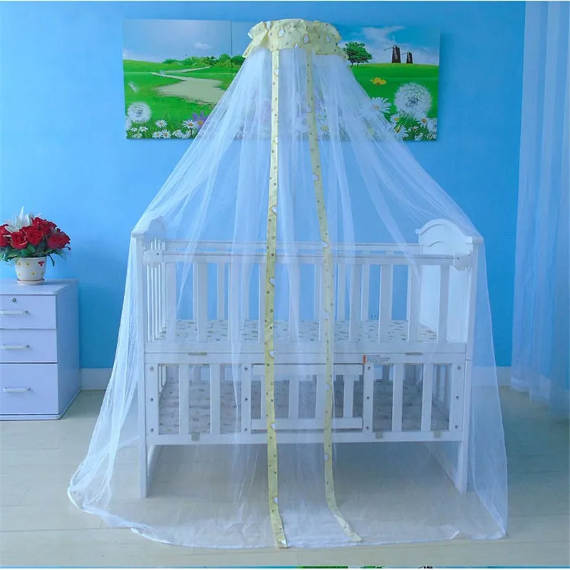 Burning Fashion 3 colors baby bed mosquito net cute princess top trampoline nursery | Дом и сад