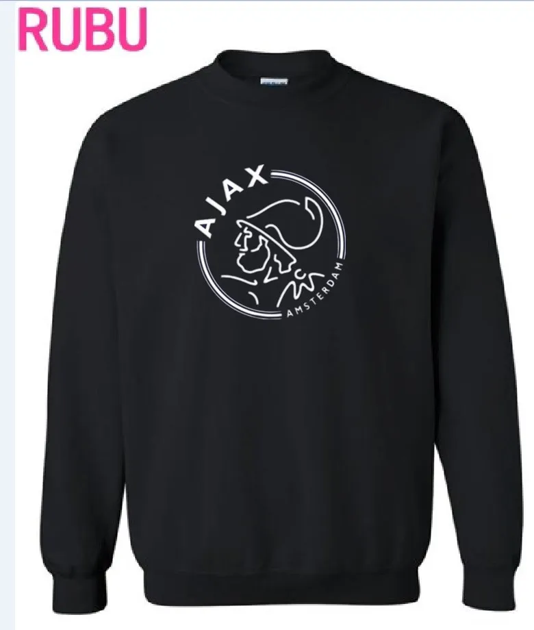2017 cotton loose O-Neck men Sweatshirts new Ajax New autumn and winter sweatshirt Print long-sleeved hoodies SIZE xs--xxl | Мужская