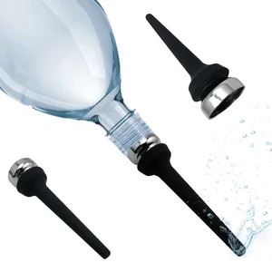 Силиконовая насадка-клизма, шприц для душа, Анальная пробка, насадка-насадка, эротическая секс-игрушка для мужчин и женщин