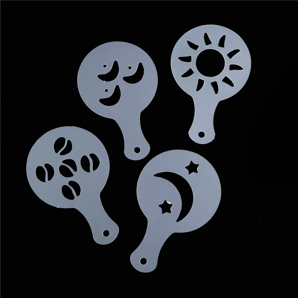 16 шт./лот трафарет для выпечки тортов шаблон декора бариста Дастер