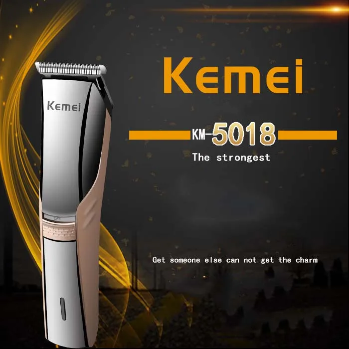 Kemei моющаяся профессиональная машинка для стрижки волос перезаряжаемая электрическая Беспроводная Машинка для стрижки волос для мужчин машинка для стрижки волос