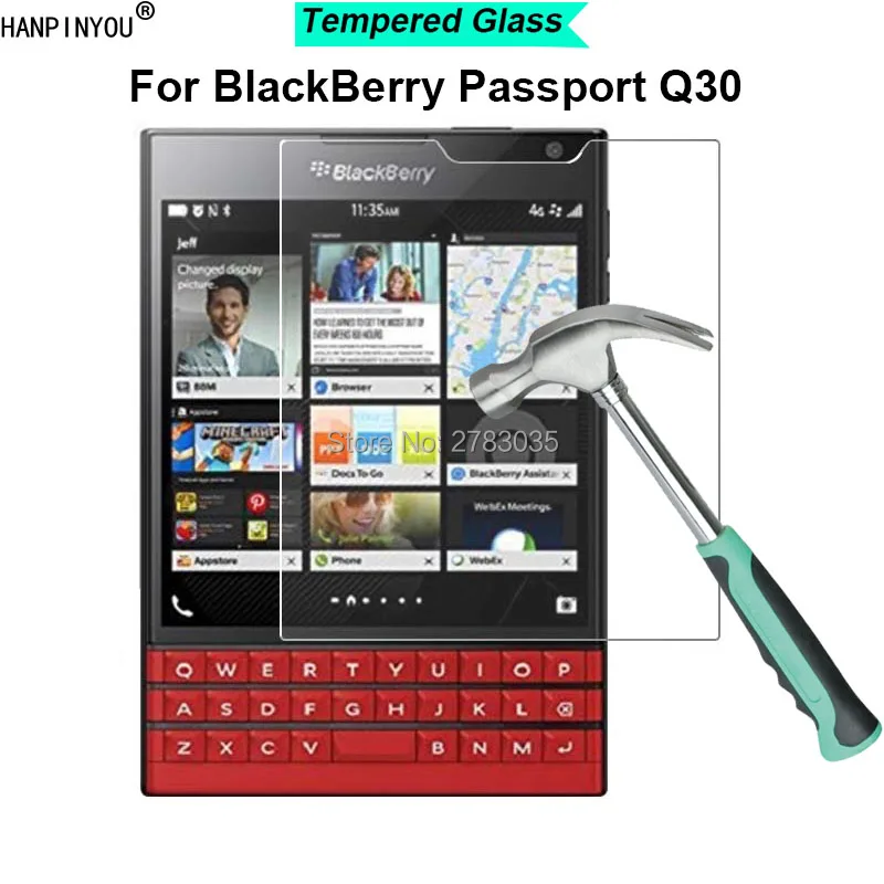 Для BlackBerry Passport Q30 4 5 &quotтвердость 9H 2.5D ультратонкое закаленное защитное стекло|screen