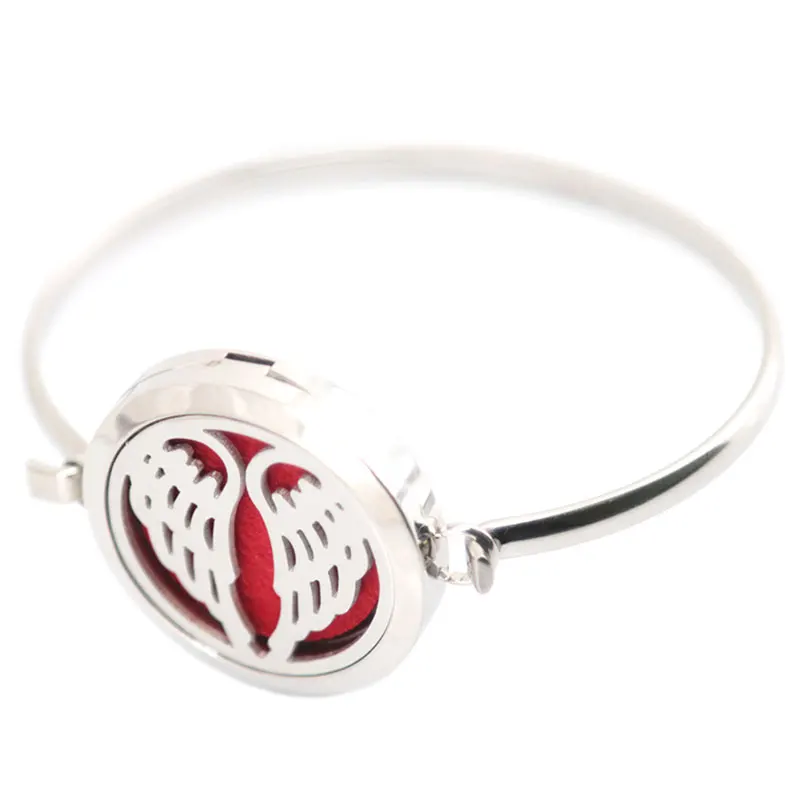 Серебряные ювелирные изделия ароматерапия в виде крыла ангела/316L s. Сталь