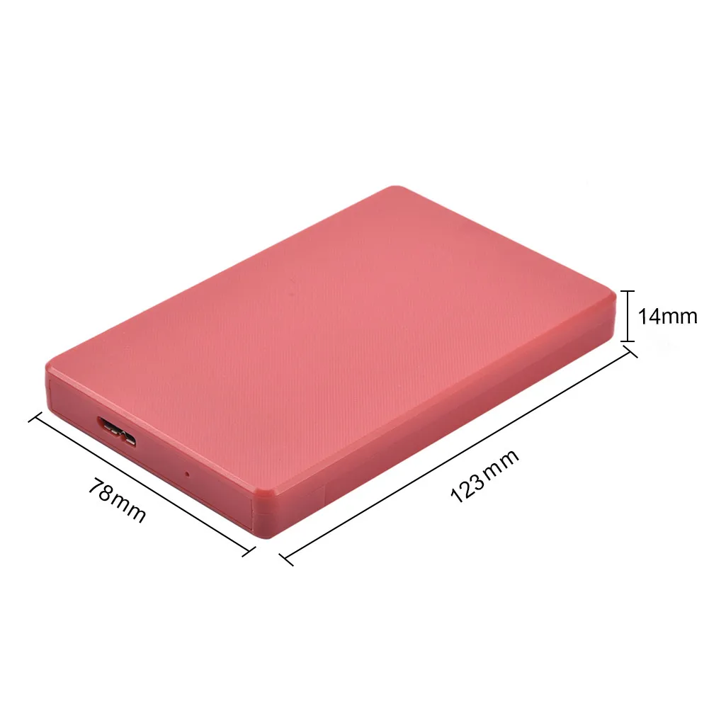 USB3.0 SATA3.0 жесткий диск Внешний корпус HDD корпус 2," Корпус для внешнего жесткого диска 6 Гбит/с Поддержка неограниченное количество памяти жесткого диска/SDD протокола UASP