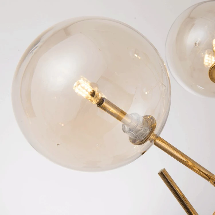 G4 светодиодные железные в стиле постмодерн стекло золото прозрачный блеск