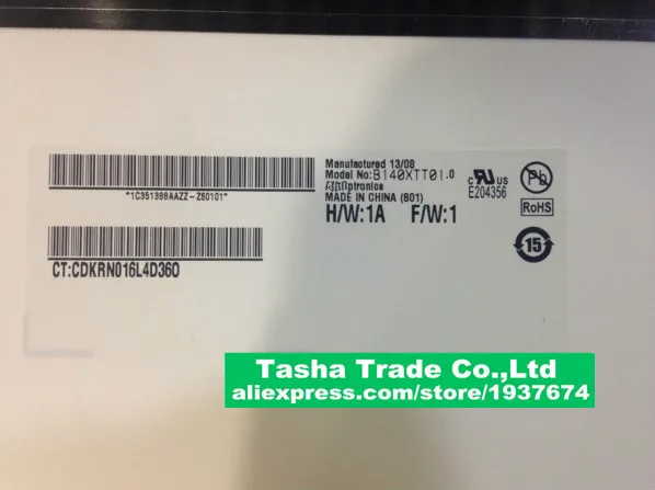 B140XTT01.0 для Lenovo Ultrabook S400 S415 LCD с сенсорным экраном | Компьютеры и офис