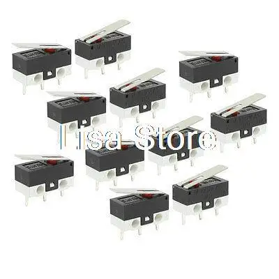 11 шт. KW10 3-контактный фонарь мгновенного действия SPDT Mini Micro Switch AC 125V 1A