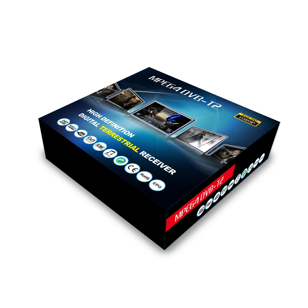 Vmade HD цифровой DVB T2 8902 наземный телеприставка полностью соответствует T/T2 и H.264 MPEG
