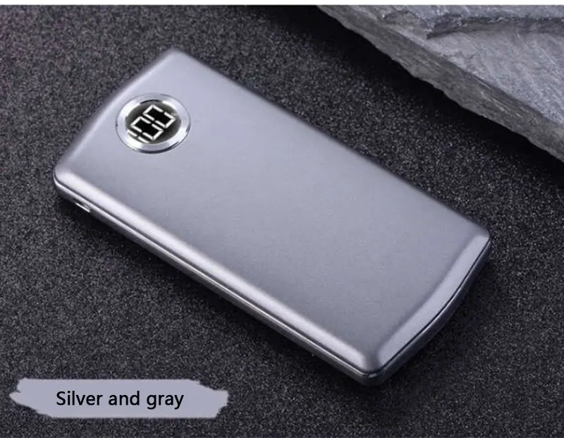 Внешний аккумулятор, 20000 мА/ч, двойной USB ЖК-дисплей, внешний телефон, портативное зарядное устройство для iphone 7 plus, xiaomi 8 honor
