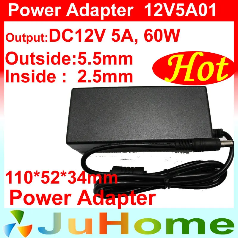 12V 5A 60W адаптер питания AC-DC адаптеры для DC-ATX mini-ITX монитор ноутбук HTPC 12V5A |