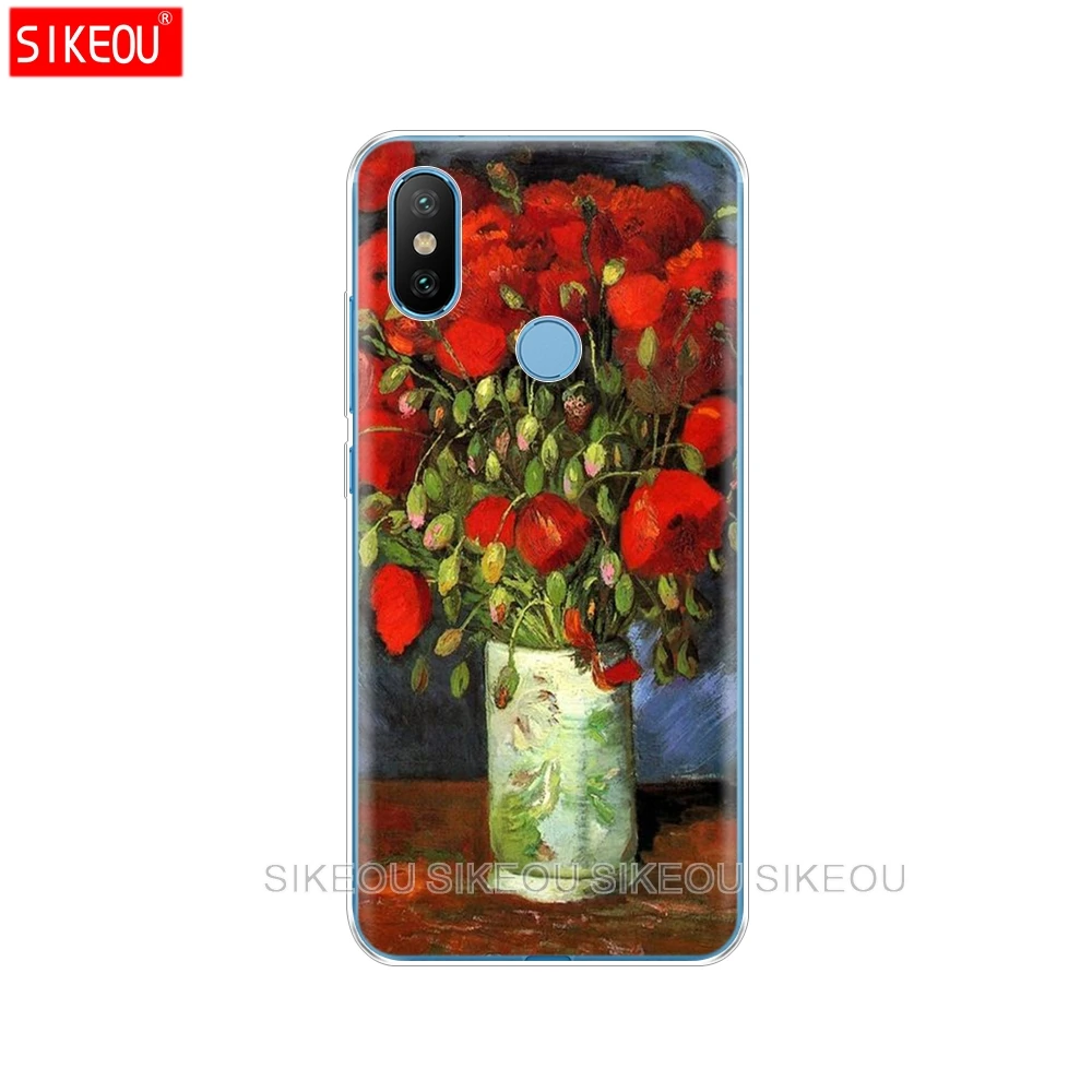 Силиконовый чехол для Xiaomi Mi A1 A2 5 5S 5X 6 Mi5 MI6 NOTE 3 MAX Mix 2 2S Ренессанс Ван Гог картина