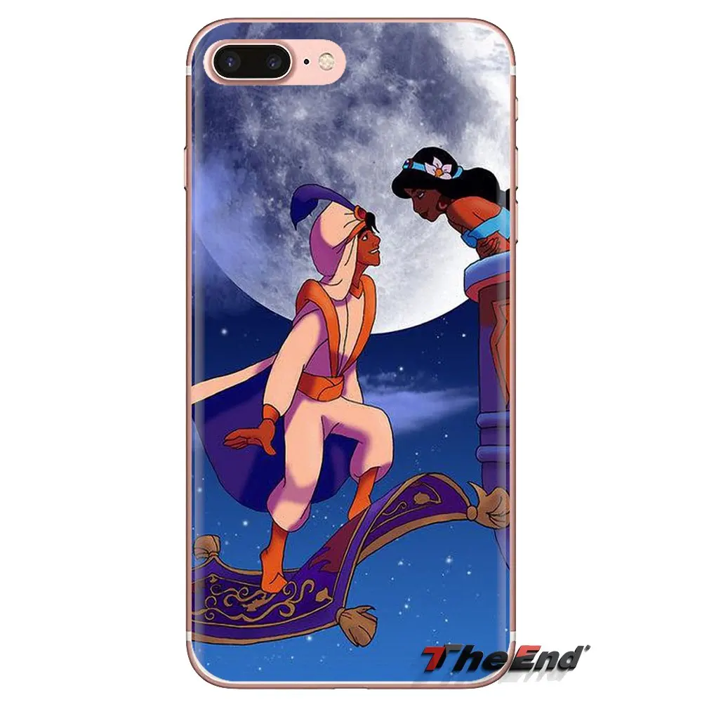 For LG G3 G4 Mini G5 G6 G7 Q6 Q7 Q8 Q9 V10 V20 V30 X Power 2 3 K10 K4 K8 2017 Classic Aladdin (1992) Movie Soft Transparent Case |