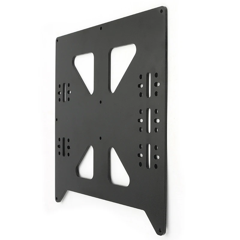Черная Алюминиевая анодированная пластина Y Carriage Upgrade V2 Prusa I3 Hot Bed Support Plate для Diy 3D