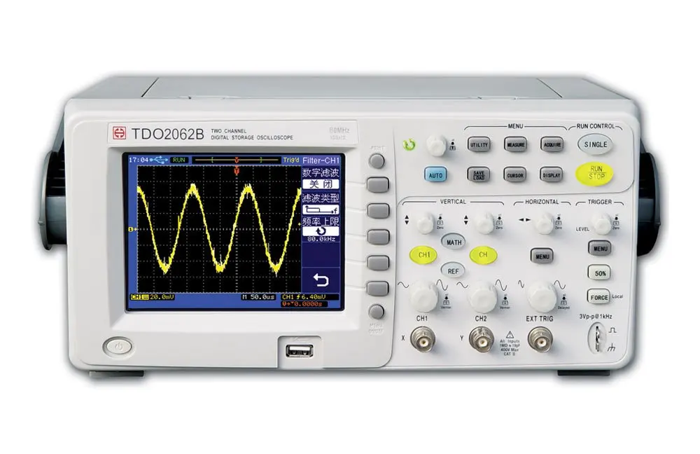 

60MHz, 1Gsa/s,Dual-Channel Digital Storage Oscilloscope TDO2062B