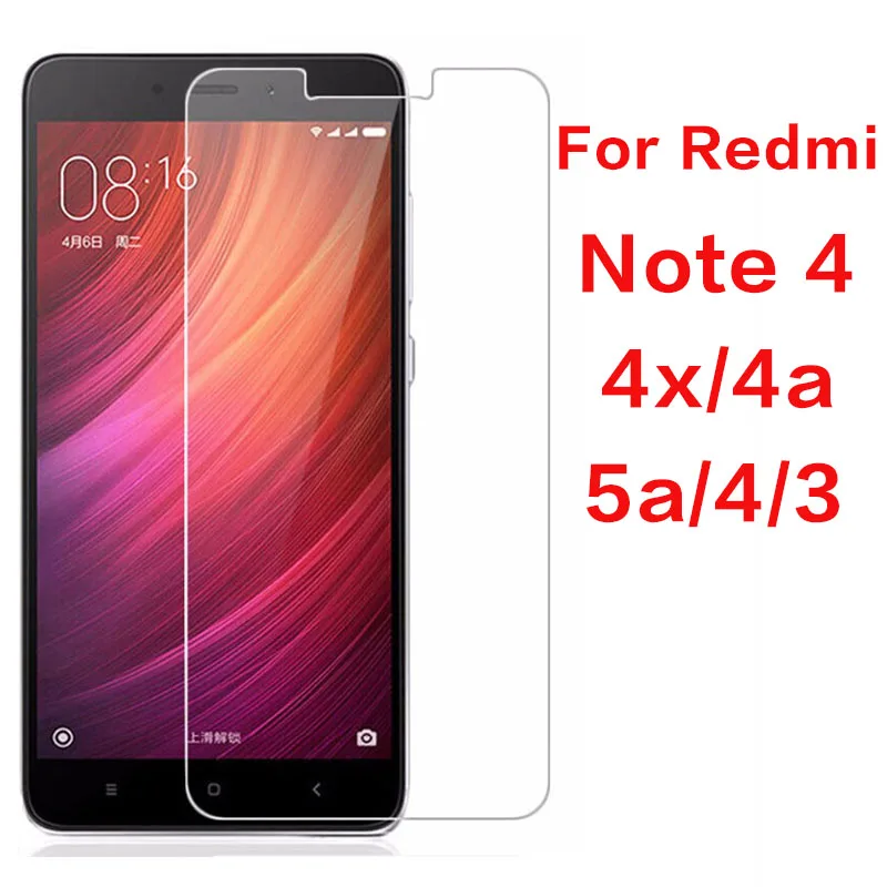 Защитное стекло для Xiaomi Redmi Note 4 4x Защитная пленка экрана xiomi xiami redmi 4a 5a 3 закаленное