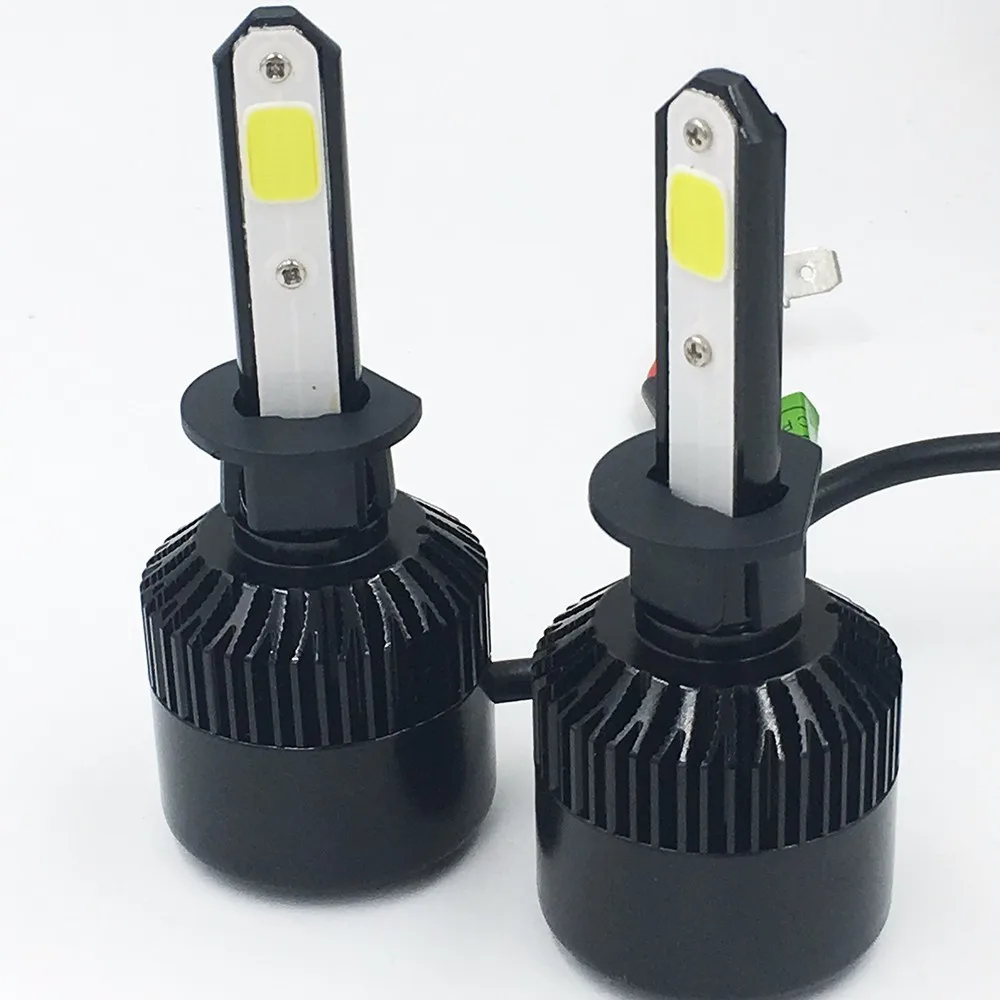 S2 H4 H7 H13 H11 H1 9005 9006 H3 COB светодиодный Del Faro 72 W фары для 8000LM Авто ФАРИ Lampadina Della Luce di Nebbia