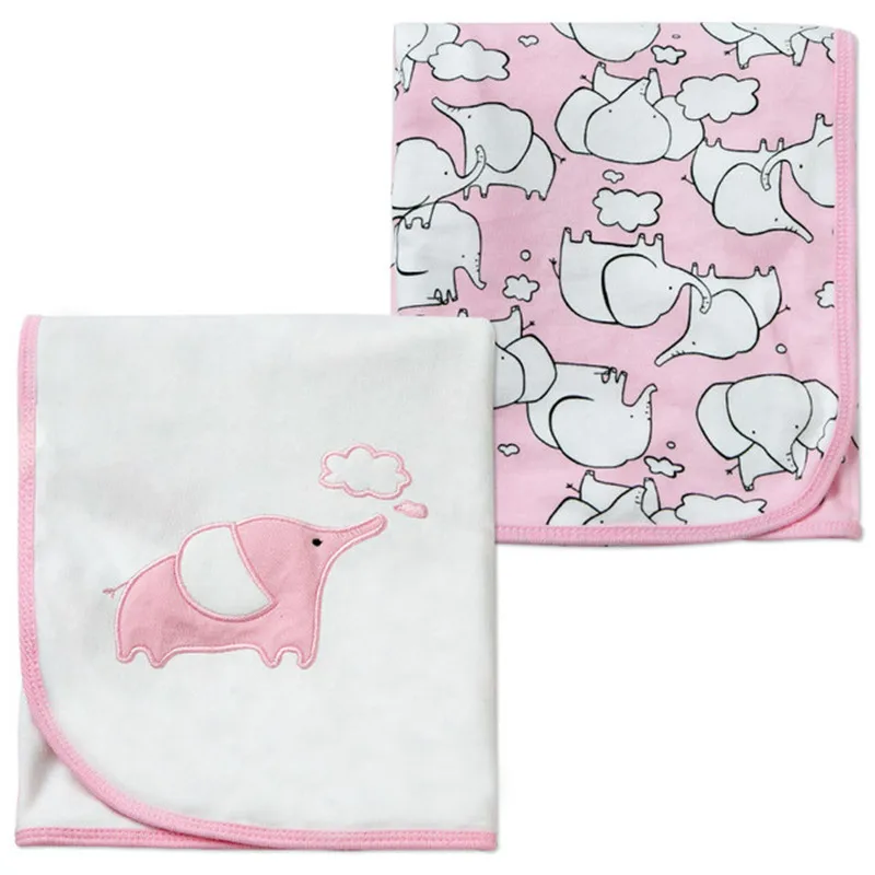 Новое Детское Хлопковое одеяло с принтом детское для новорожденных мягкое